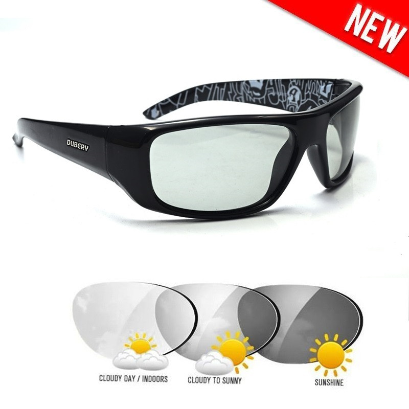 品牌男士跑步偏光变色墨镜女士宽腿结实帅气男款户外运动钓鱼开车