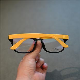 150mm大脸男士老花镜女士TR90超轻耐摔防蓝光眼镜平光镜黄腿蓝腿