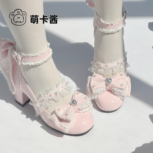 萌卡酱宝石蕾蕾lolita原创单鞋