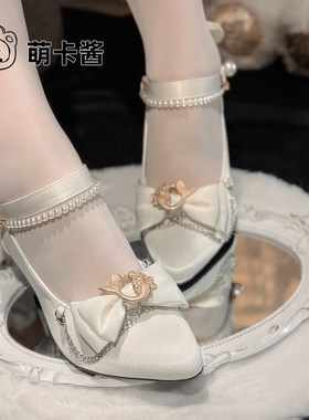 萌卡酱Lolita原创人鱼之恋高跟鞋