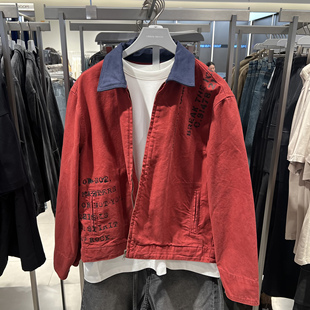 潮流复古做旧水洗翻领休闲外套UUV860034 男装 UR国内代购 2026春季
