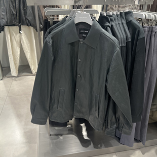 UR国内代购2025秋季男装时尚气质通勤风质感PU夹克外套UMM150028