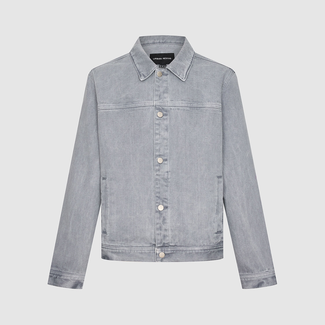 UR国内代购2026春季男装时尚做旧水洗棉质短款休闲外套UMF860011,男装,牛仔外套,淘宝优惠券,粉丝福利购,淘宝优惠卷