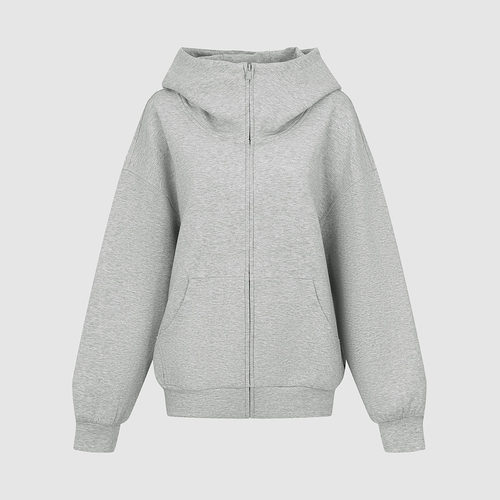 UR国内代购2025冬季女装休闲风简约纯色拉链连帽外套UYY150112