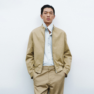 UR国内代购2025冬季男琥珀流光风复古简约立领夹克外套UMF150106