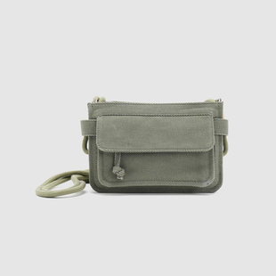 UR国内代购2026春季新款男士气质复古工装绳结斜挎包UAMB60009