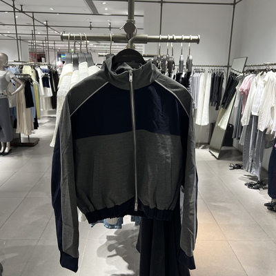 UR国内代购2025秋季时尚流光风运动撞色拼接短款外套UYL150124