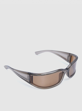 UR国内代购2025秋季女士时髦潮流透明框未来感Y2K墨镜UAYA50265