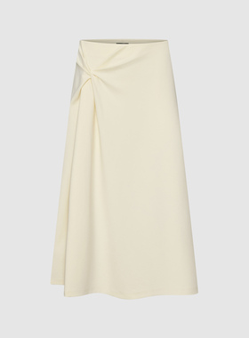 UR国内代购2026春季新款女装法式气质简约扭结通勤半裙UWM560002