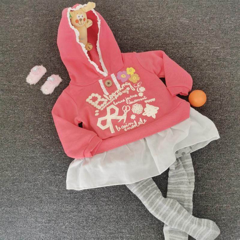 秋冬季女宝长袖连帽卫衣女童纯棉毛圈裙式卫衣,童装/婴儿装/亲子装,卫衣/绒衫,淘宝优惠券,粉丝福利购,淘宝优惠卷