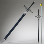 全金属未开刃 Fate系列游戏武器道具模型 圣女贞德佩剑 预定链接