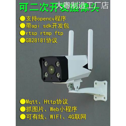 新品可开票对公gb28181协议ftp可opencv摄像头rtmp推流rtsp监控二