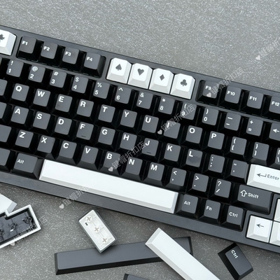 键帽大叶WOB键帽原厂高度Cherry二色工艺ABS材质163键客制化磁轴