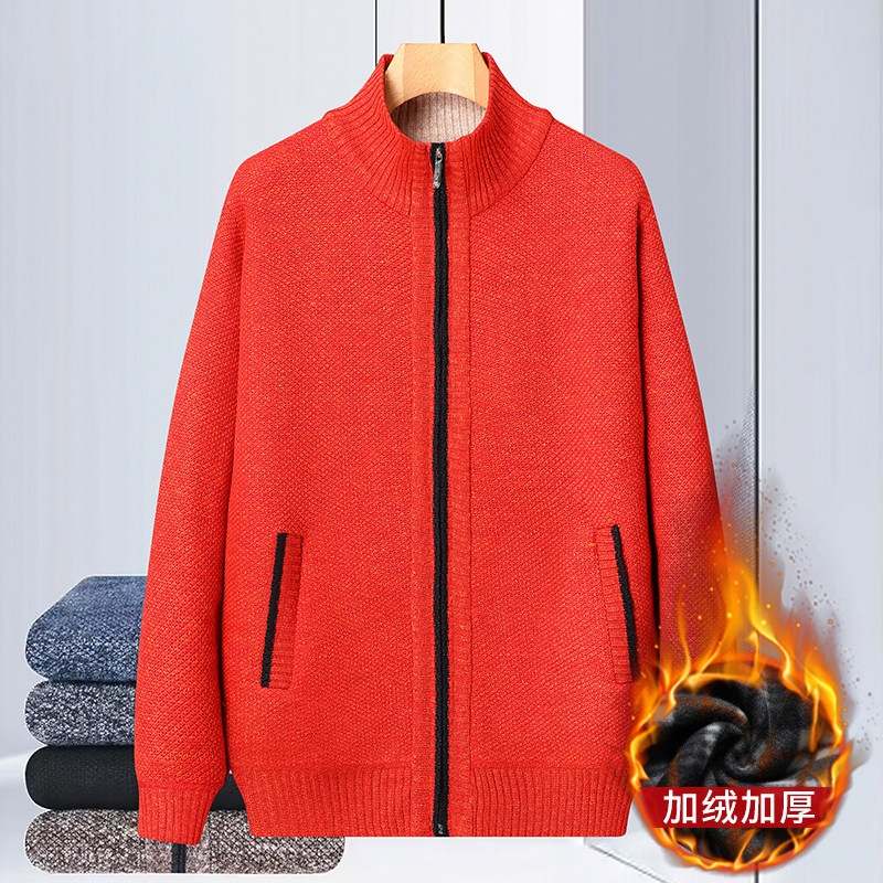 好货数据款现货 秋季新款男士休闲立领夹克外套百搭加绒 8801