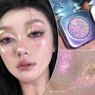 万花镜太空时代高光立体服帖闪粉偏光修容盘脸部提亮一体盘女g05
