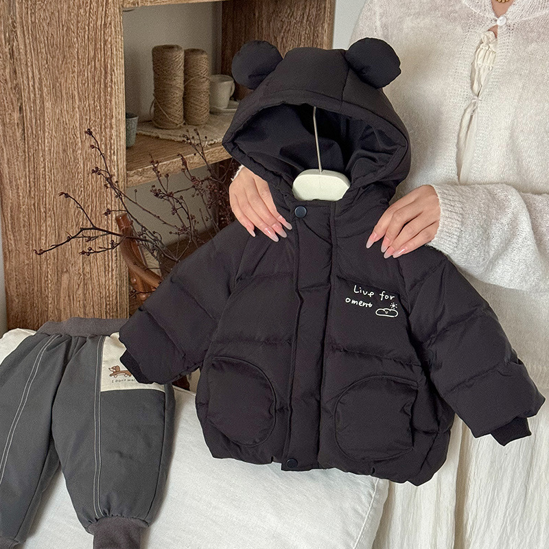 宝宝羽绒服冬装幼婴儿加厚白鸭绒外套男童女童保暖羽绒外出服 a类