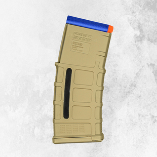 精击4代弹夹2代3代尼龙开窗slr夹sr16金夹PDX透明l5弹夹精击弹鼓