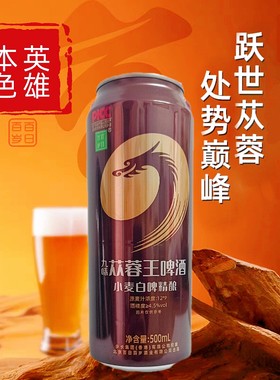 香港步长 百日百岁 九味苁蓉王精酿白啤 12°P高端男士500ml*12罐