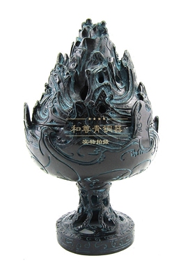 仿古青铜器博山炉熏炉工艺品礼品香熏炉檀香品茶家居装饰摆件装修