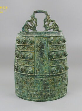 仿古青铜器编钟工艺品铜钟家居摆件书房办公室古典装饰纪念品礼品