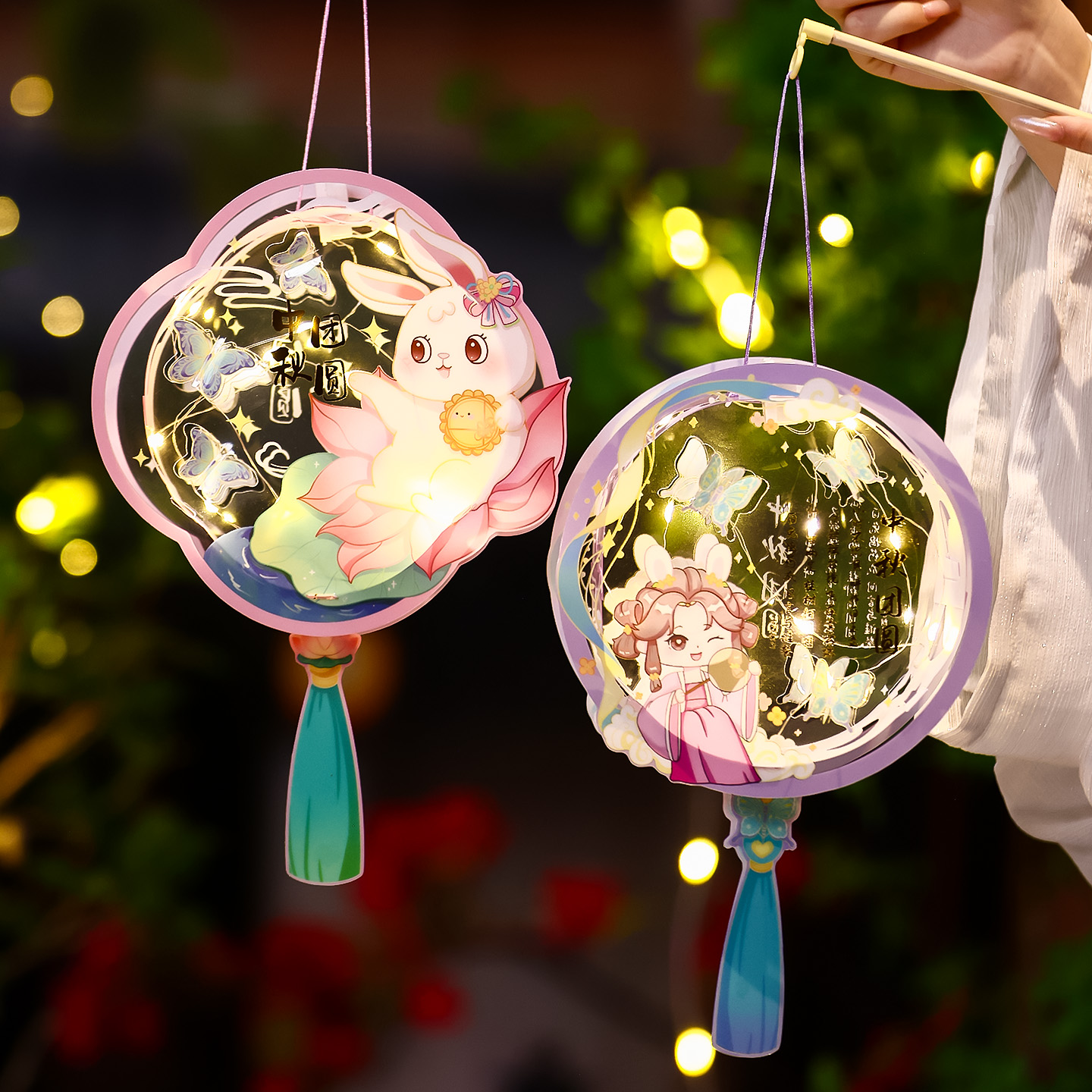 2025新款中秋节古风手提发光灯笼