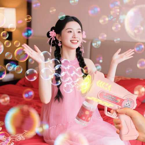 泡泡机结婚手持礼花枪炮彩带道具