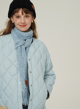 Botanique植物学“实用主义”双面穿90白鸭绒奶酪黄/冰岛蓝羽绒服