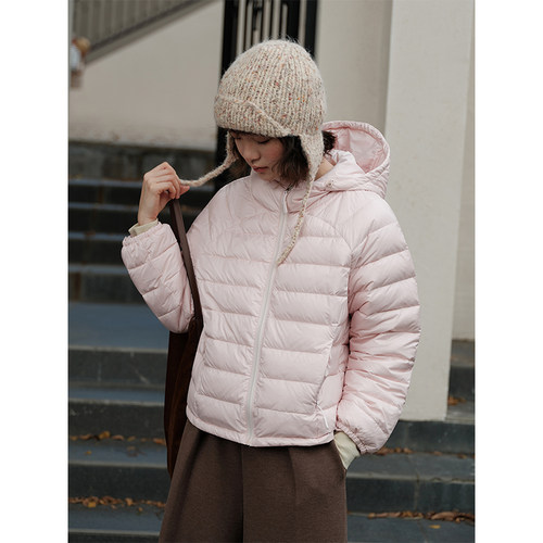 【现货】Botanique植物学特氟龙三防90白鸭绒连帽排骨羽绒服