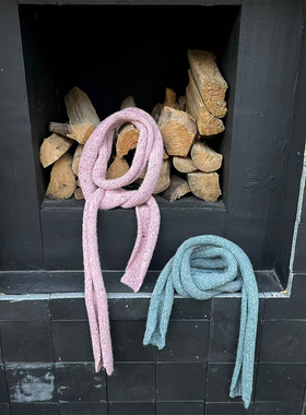 Botanique植物学upw羊驼毛羊毛彩点纱腊肠围巾