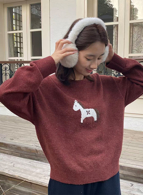 【现货】Botanique植物学“济州岛冬日”羊驼羊毛小马毛衣