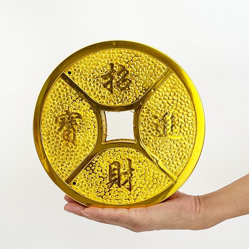 2026马年春节新年摆件仿古铜钱大招财进宝古币大金钱23cm开业乔迁