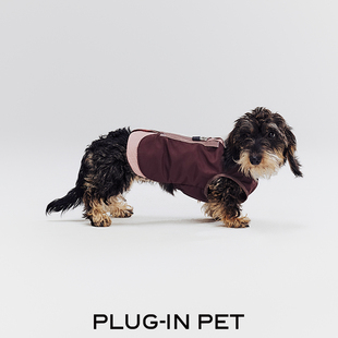 背开式立领冲锋衣PLUG-IN PET一片式便于穿脱 Petisan