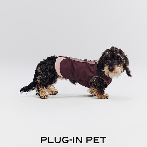 背开式立领冲锋衣PLUG-IN PET一片式便于穿脱   Petisan