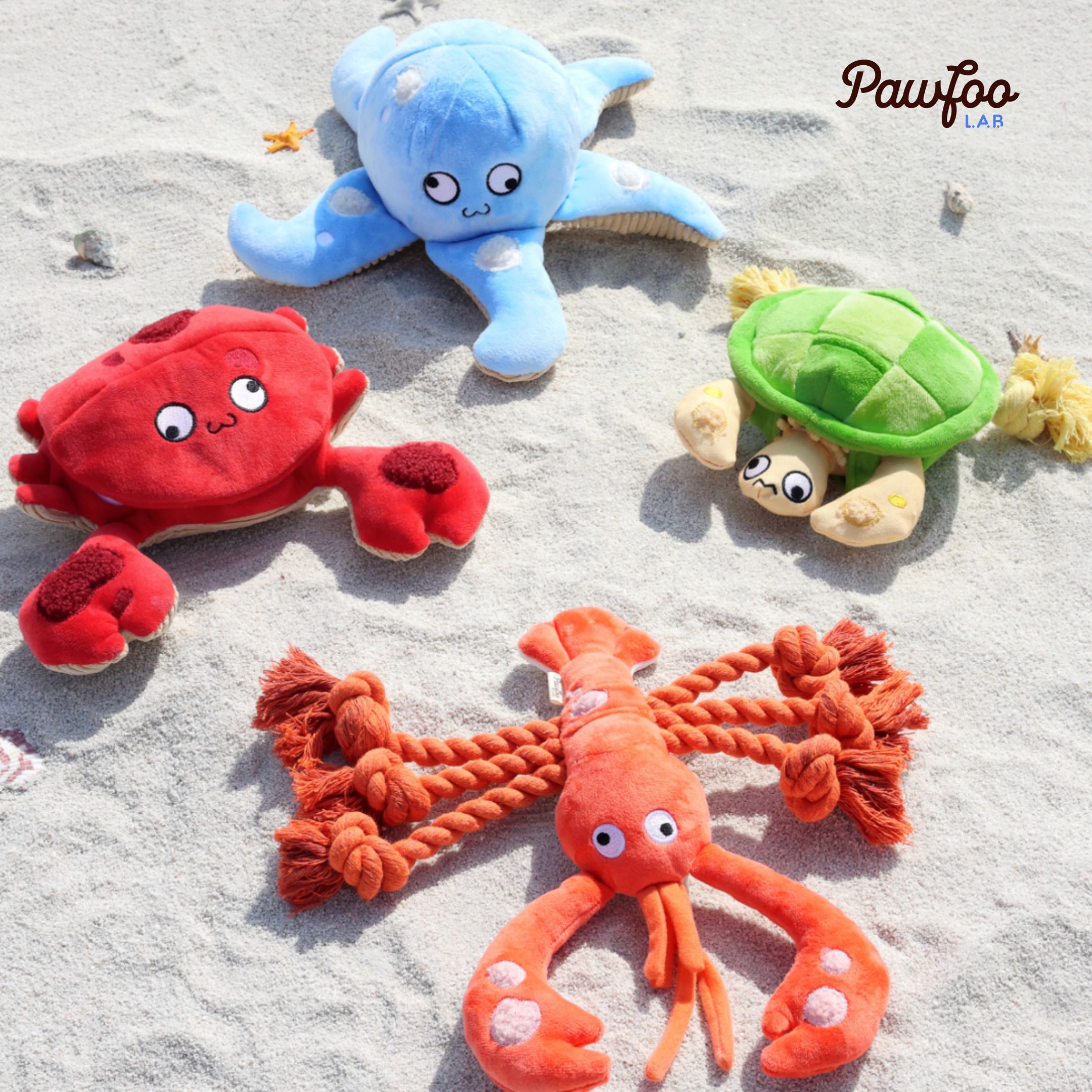 宠物发声藏食玩具海洋系列  Pawfoo Lab 巡回互动消耗精力petisan