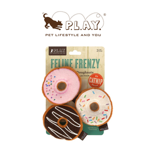 猫薄荷玩具 PLAY美国有机猫薄荷发声玩具寿司甜甜圈煤球 petisan