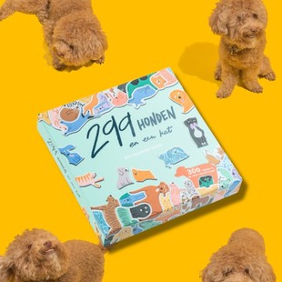 狗狗周边拼图 299只狗和1只猫异形 英国进口 外出日500片Petisan