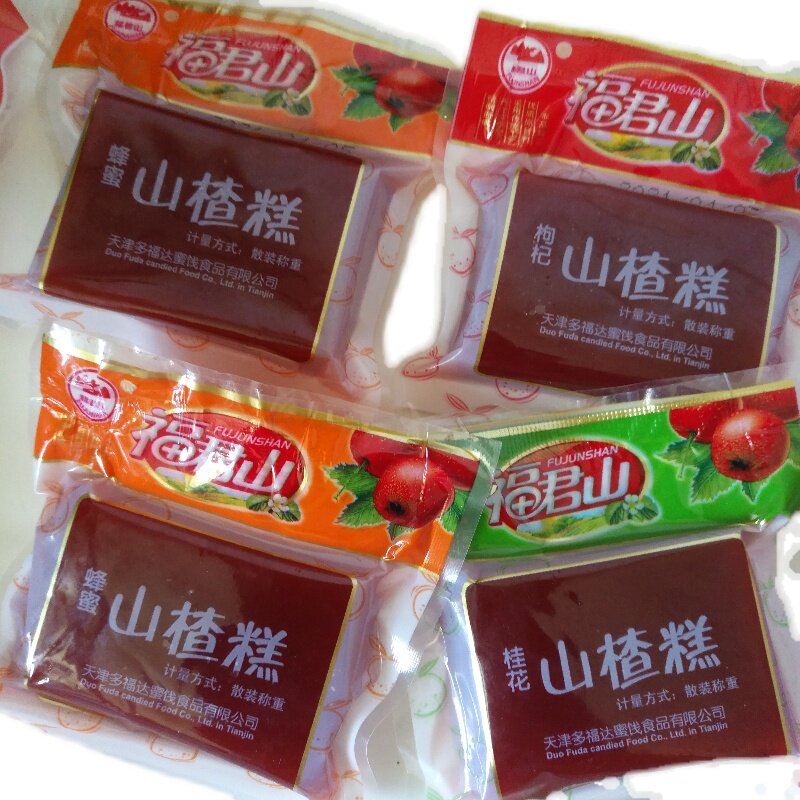 山楂糕独立小包装蜂蜜桂花枸杞