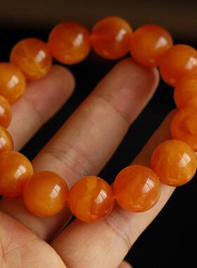 高端定制收藏级天然老花蜡手链不需配饰自带气场男女都可佩戴