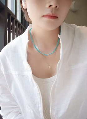 睡美人美松锁骨链 很高级气质的颜色  直径2.8mm搭配银饰配饰nice