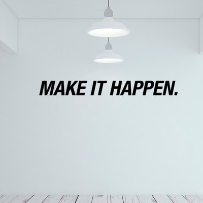 英文墙贴纸办公室励志标语