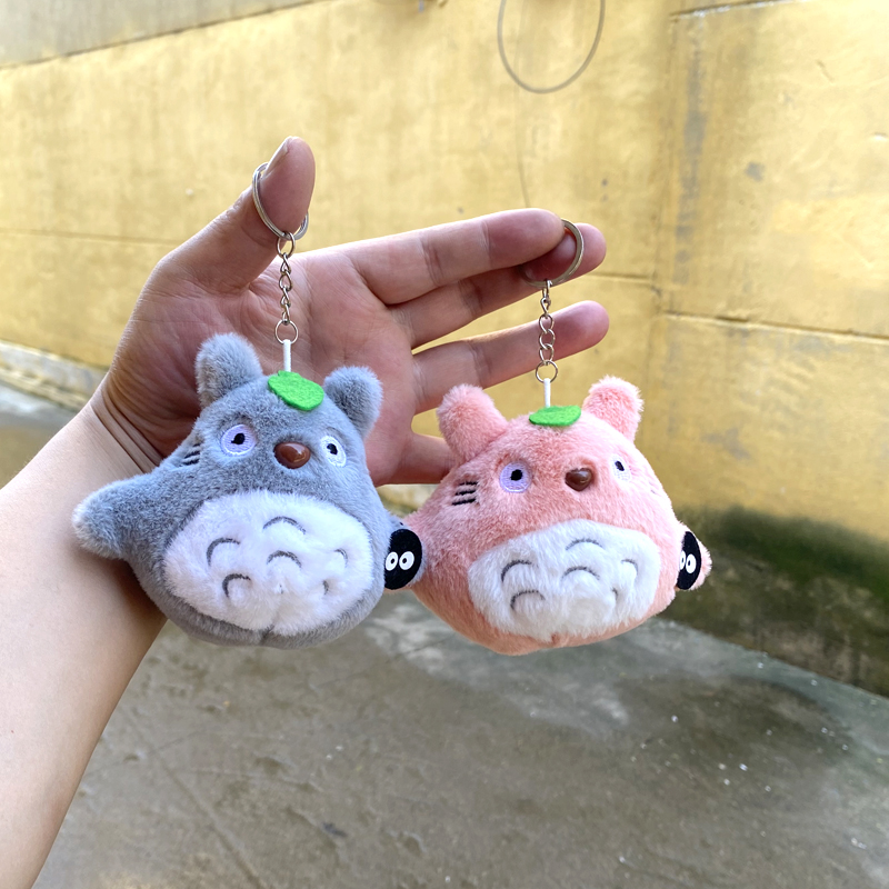 丑萌可爱毛绒龙猫公仔玩偶包包挂饰书包挂件背包钥匙扣女