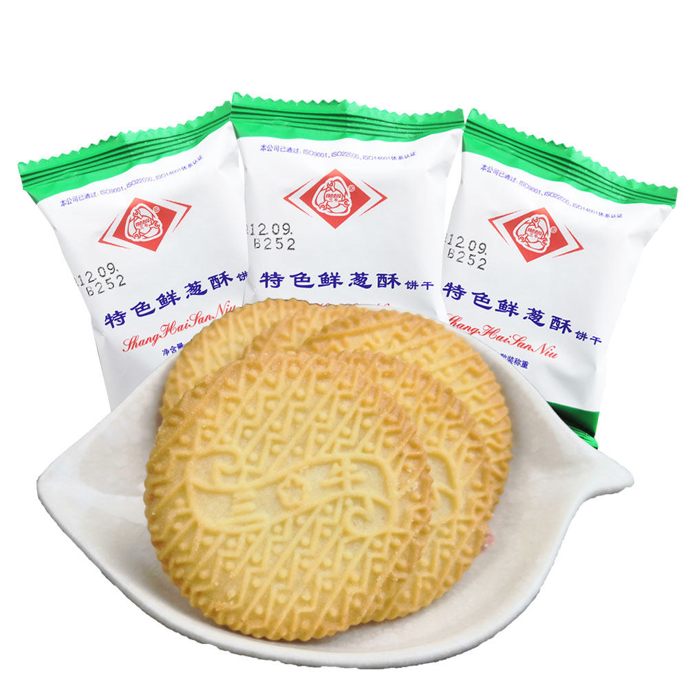 三牛饼干鲜葱酥万年青早餐上海