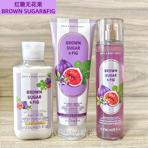 BBW红糖无花果香氛身体乳霜喷雾
