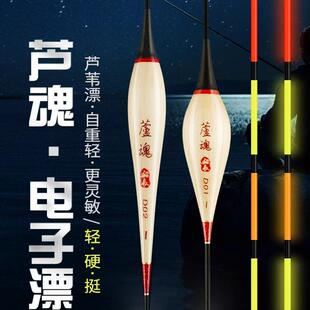 船长芦魂芦苇电子漂硬尾夜光漂日夜两用高灵敏度流氓夜钓浮漂鱼漂