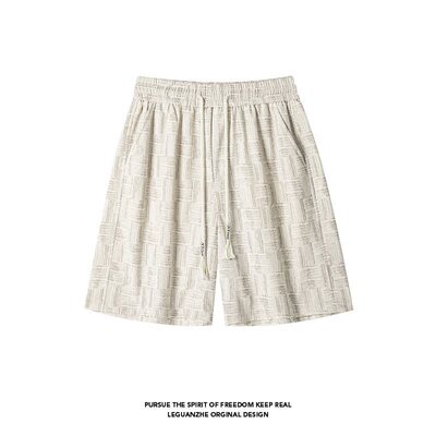 2026 夏季新款 白底灯芯绒印花短裤M-5XL HK26150-特P20-控价38