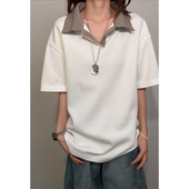 港风切片大码 HT26207 华棉270g短袖 HT26206改短 T恤M 特P20 控