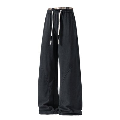 5288裤子 2026年春季新品美式复古休闲裤男宽松舒适百搭休闲裤男