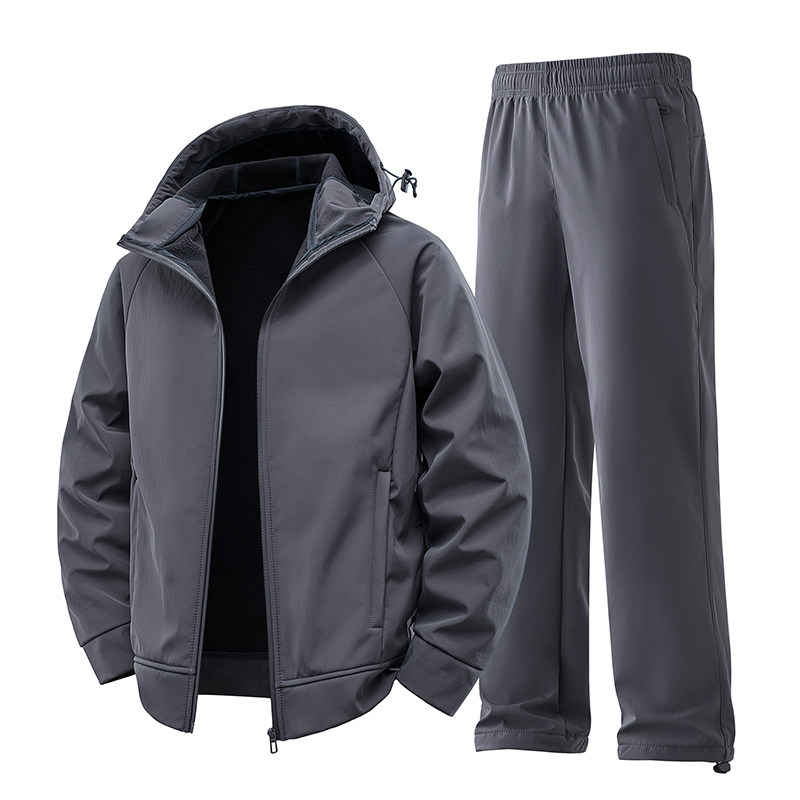 软壳高品质冲锋外套冲锋裤新款秋冬季加绒保暖套装运动休闲户外男,男装,休闲运动套装,淘宝优惠券,粉丝福利购,淘宝优惠卷