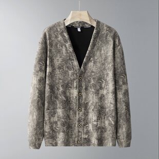 新款 2026美式 春秋季 大码 休闲外套外搭 仿牛仔开衫 9XL