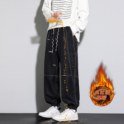 【加绒控价118】JYF-M8802加绒加厚阳离子大码休闲裤加肥加大300